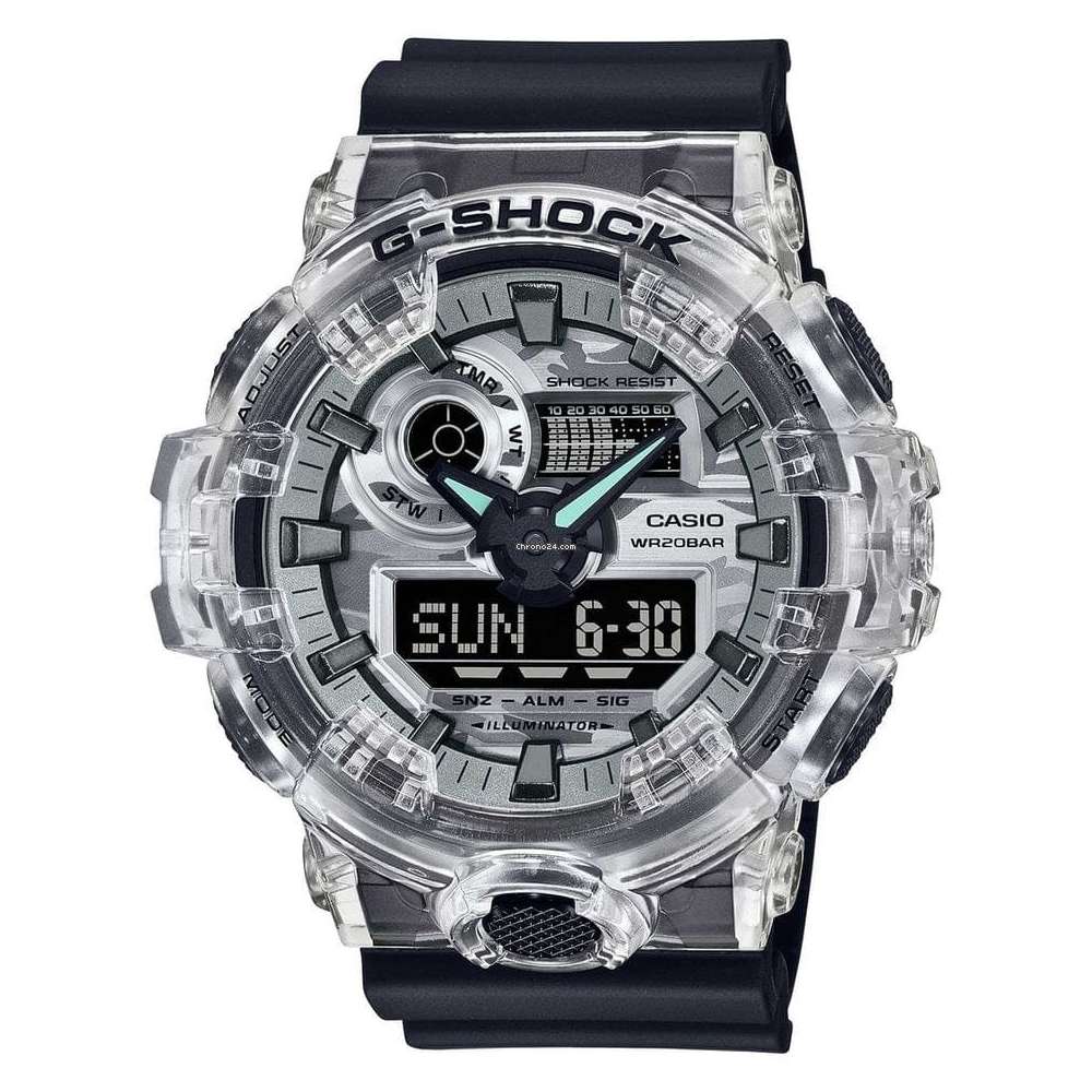 Casio G-Shock GA-700 Series Mens Analog Digital Watch, GA-700SKC-1ADR.webp