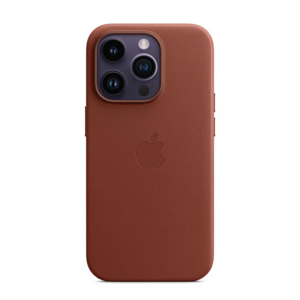 Apple iPhone 14 Pro Leather Case with MagSafe, Umber
