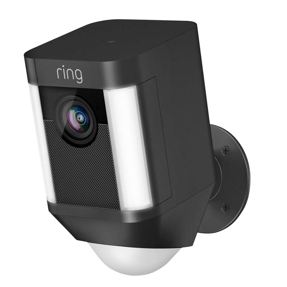 Ring Spotlight Wireless Camera, Black