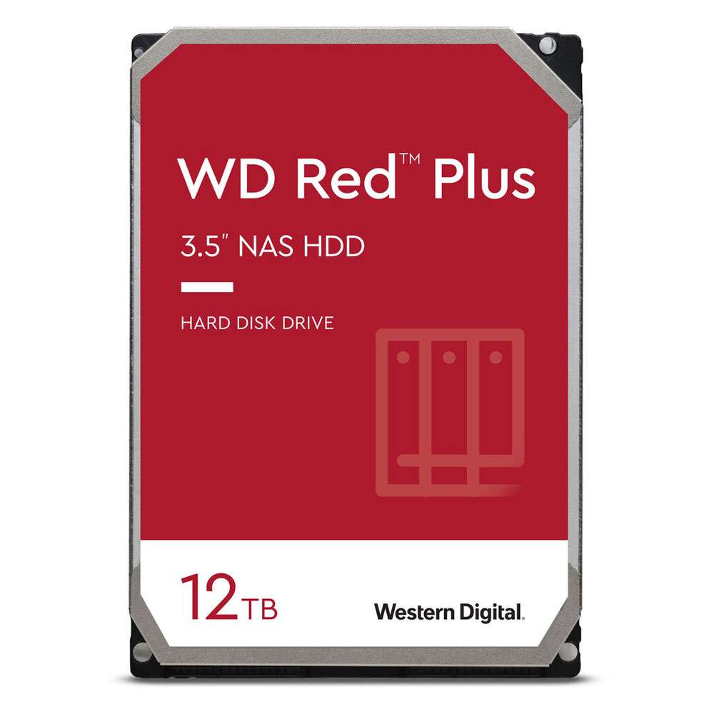 WD Red Plus NAS Hard Drive 3.5 Inch 12TB
