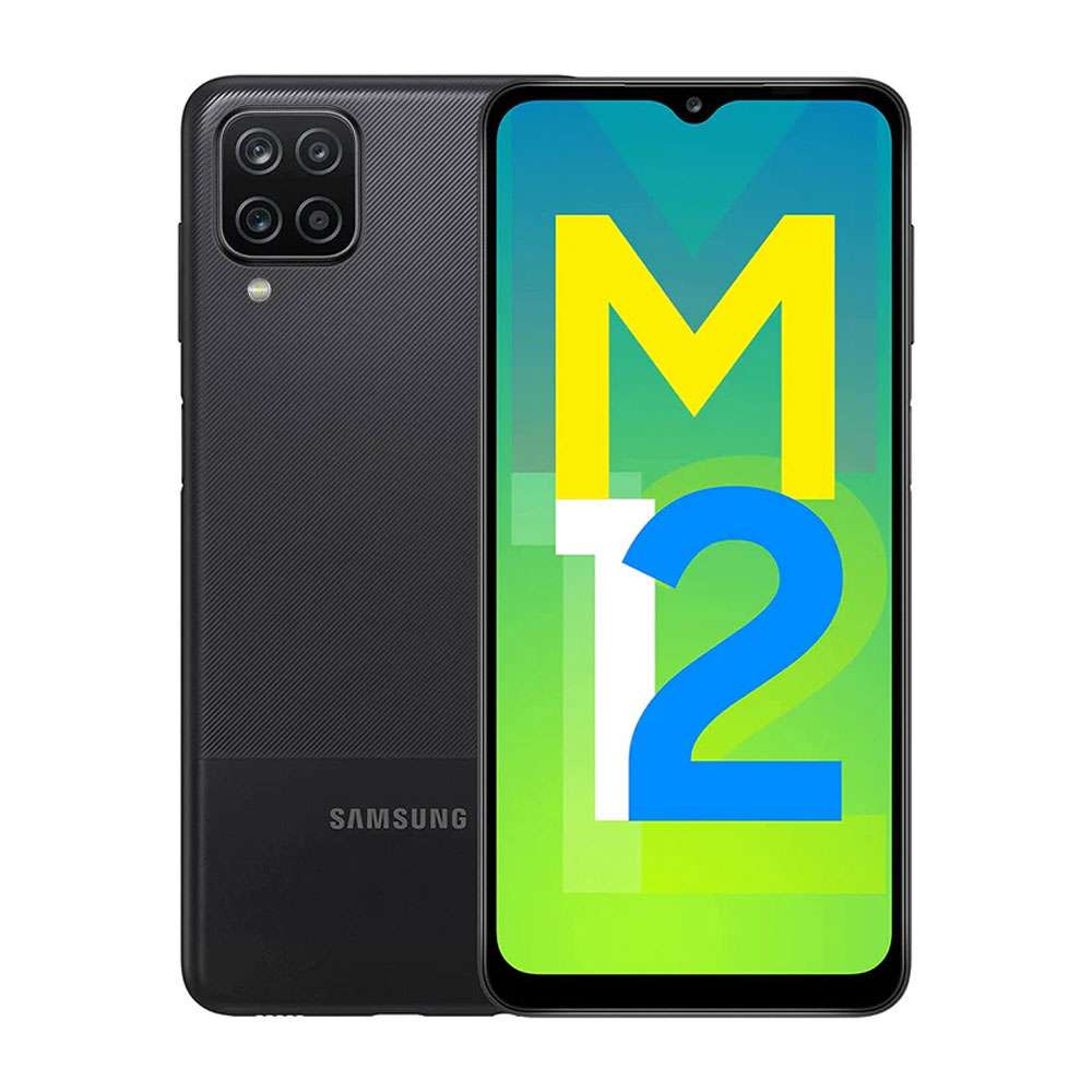Samsung Galaxy M12 4G Dual SIM 6GB 128GB Storage, Black