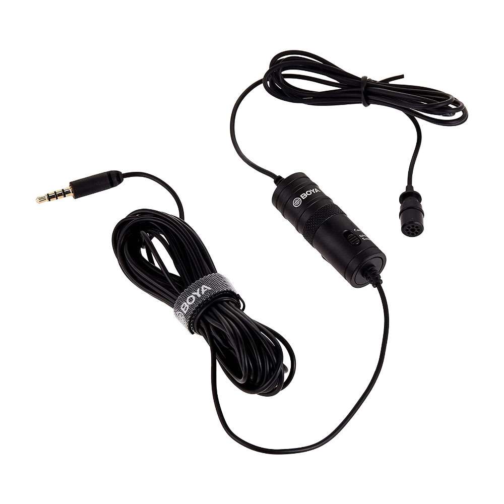 Boya By M1 Lavalier Microphone For Smartphones Canon Nikon Dslr Cameras Camcorders Audio Recorder Pc