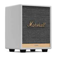 Marshall Uxbridge Bluetooth Speaker with Amazon Alexa Built-In, White