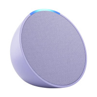 Amazon Echo Pop Full sound compact Wi-Fi  Bluetooth Smart Speaker,Lavender Bloom