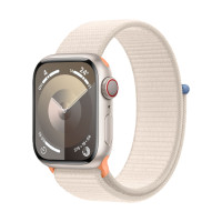 Apple Watch Series 9 GPS   Cellular 45mm Aluminum Case Sport Loop, Starlight