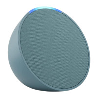 Amazon Echo Pop Full sound compact Wi-Fi  Bluetooth Smart Speaker,Midnight Teal