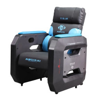 E-BLUE Gaming Sofa with Movable Scroll casters, Blue