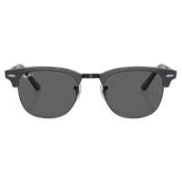 Ray-Ban Full-Rim Clubmaster Polished Grey Folding Sunglasses Unisex Dark Grey, RB2176 1367B1 51-21 145 3N.webp