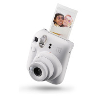 Fujifilm Instax Mini 12 Instant Camera, Clay White