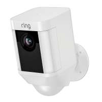 Ring Spotlight Wireless Camera, White
