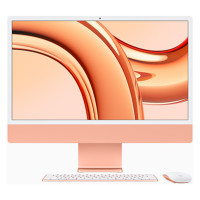 Apple iMac M3 chip with 8core CPU 10core GPU 8GB 256GB SSD, 24-inch 4.5K Retina Display, Orange