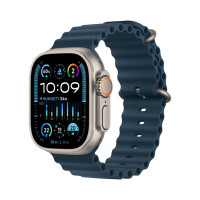 Apple Watch Ultra 2 GPS   Cellular, 49mm Titanium Case with Blue Ocean Band