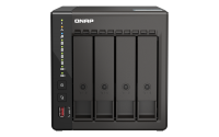 QNAP TS-453E-8G 4 Bay High-Performance Desktop NAS with Intel Celeron Quad-core Processor , 8 GB DDR4 RAM and Dual 2.5GbE Network Connectivity