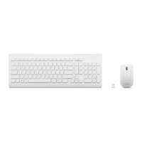 Lenovo 510 Wireless Keyboard and Mouse Combo, White