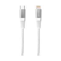 Levore 6ft Nylon Braided USB C to Lightning Cable White, LC4222-WH