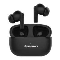 Lenovo HT05 True Wireless Earbuds, Black