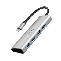 Wiwu Alpha 4 In 1 USB-C Hub A440 Gray, A440G