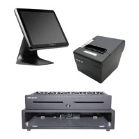 Easypos EPPS-305 Intel Core i5 5th Gen 2.2 GHz 4GB 128GB SSD 15 inch Capacitive Touch Screen, Dos, Wall mountable   Receipt Printer EPR303 UE   Cash Drawer EP-CD405A