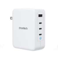 Choetech PD 130W Gan 4-Port Wall Charger White, PD6001-UK-WH