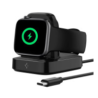 Spigen for Apple Watch Charger Stand MFi Certified Fast Charger with Nightstand Mode,Compatoble with all All Apple Watch Series Adapter NOT Included - 000CH25522
