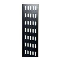 Vertical Cable Manager Tray for 42U Rack for Side Panel - Set of 2
