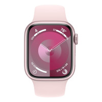 Apple Watch Series 9 GPS   Cellular 41mm Aluminum Case Sport Band, Pink
