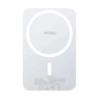 Wiwu Snap Cube Magnetic Wireless Charging 5000mAh Power Bank White, SC5000A