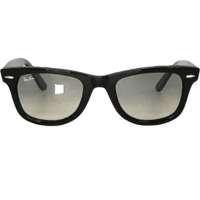 Ray-Ban Full-Rim Wayfarer Black Sunglasses Unisex Grey Lens, RB2140 901/32 50-22 150 2N