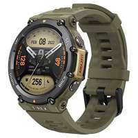 Amazfit T Rex 2 Rugged Outdoor GPS Sports Fitness Smart Watch, Wild Green