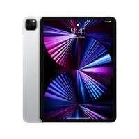 Apple iPad Pro 2021 M1 Chip, 11 Inch, 256GB, Wi-Fi + Cellular, Silver MHW83
