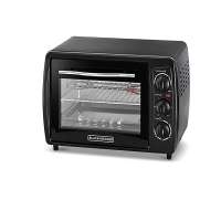 Black Decker 1380W 19L Toaster Oven, TRO19RDG-B5