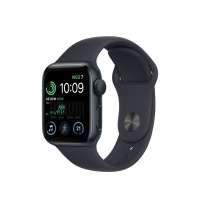 Apple Watch SE 2 GPS Only Midnight Aluminum Case 40mm with Sport Band, MNJT3