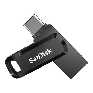 Sandisk 64GB Ultra Dual Drive Go USB Type-C Flash Drive, Black