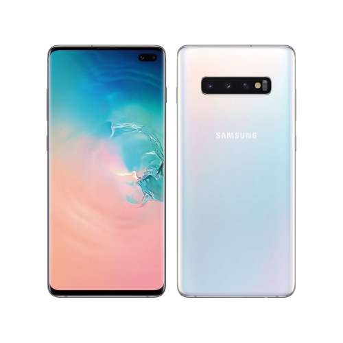 スマートフォン/携帯電話 スマートフォン本体 Samsung Galaxy S10 Plus 128GB, 8GB, Prism White, Dual SIM - Shopkees